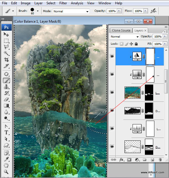 Message in a Bottle, bottle splashing in waves, Rough Water Surface, copy space, james bond island, close up of water wave, bubbles, tropic landscape, sea, ocean corals, seascape photomanipulation.